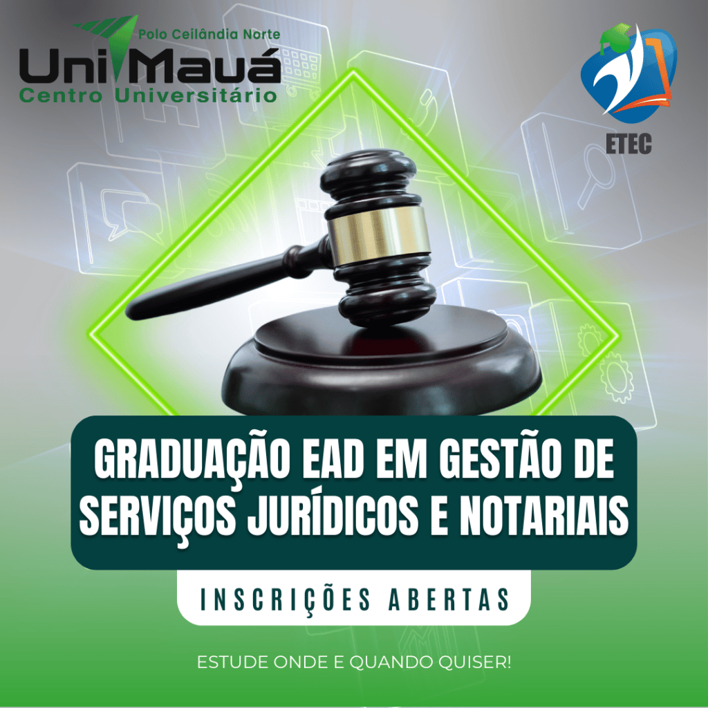 Graduação ead em gestão de serviços jurídicos e notariais